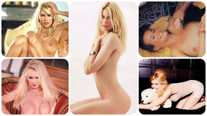 Claudia Schiffer posiert nackt. Galerie Nr. 1